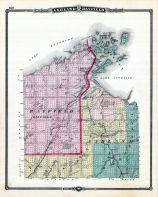 Ashland and Bayfield Counties, Wisconsin State Atlas 1881